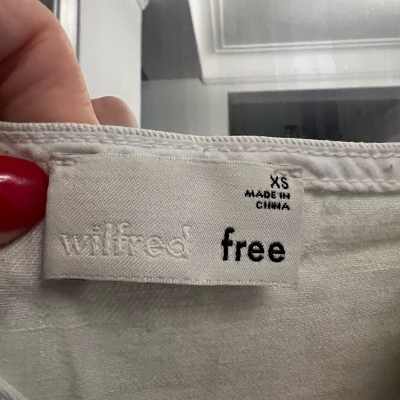 Wilfred Free Vivienne Aritzia Denim Slip Dress - Size XS - Picture 3 of 3